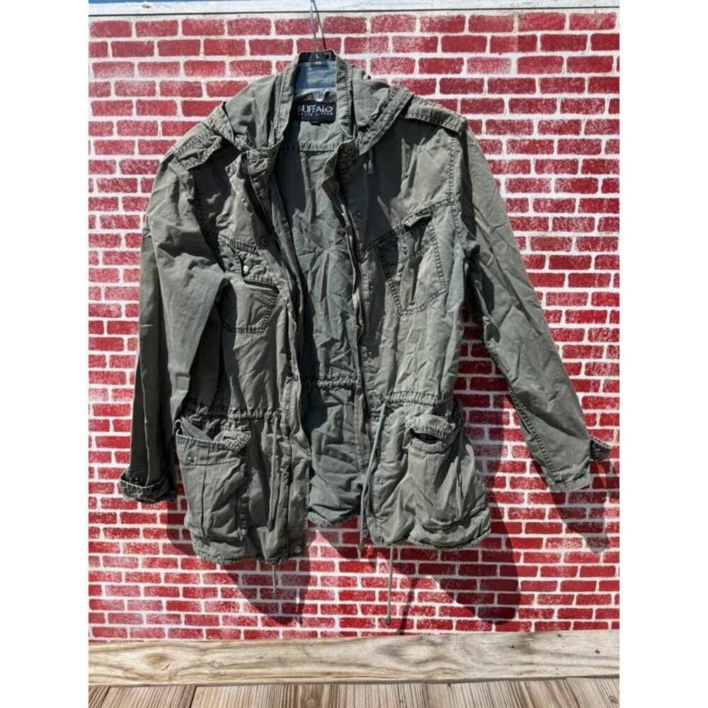 Buffalo David Bitton Olive Green Utility Jacket Medium